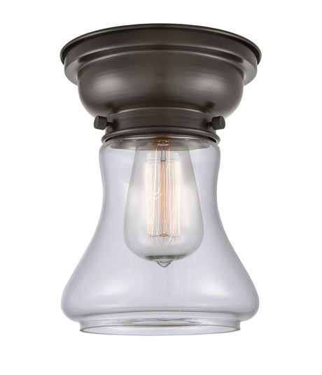 Franklin Restoration One Light Flush Mount in Oil Rubbed Bronze (405|623-1F-OB-G192)