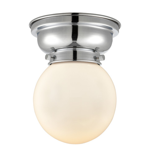 Franklin Restoration One Light Flush Mount in Polished Chrome (405|623-1F-PC-G201-6)