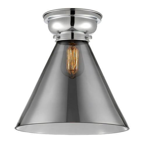 Franklin Restoration One Light Flush Mount in Polished Chrome (405|623-1F-PC-G43-L)