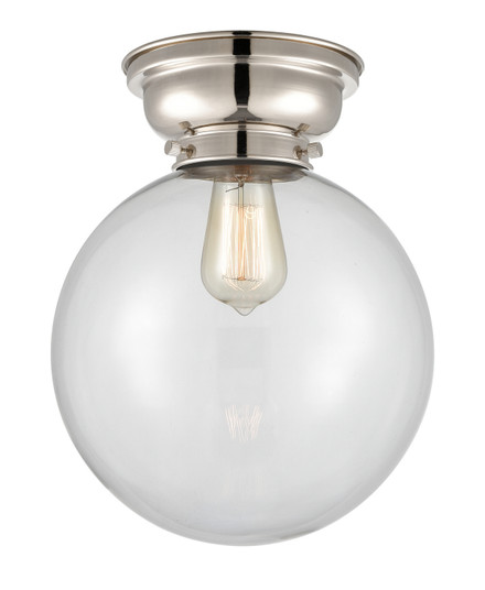 Franklin Restoration One Light Flush Mount in Polished Nickel (405|623-1F-PN-G202-10)