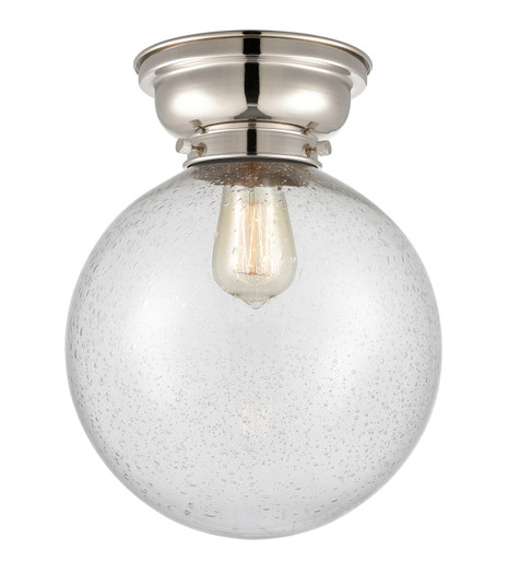 Franklin Restoration One Light Flush Mount in Polished Nickel (405|623-1F-PN-G204-10)