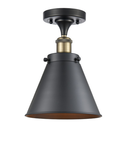 Ballston Urban LED Semi-Flush Mount in Black Antique Brass (405|916-1C-BAB-M13-BK-LED)
