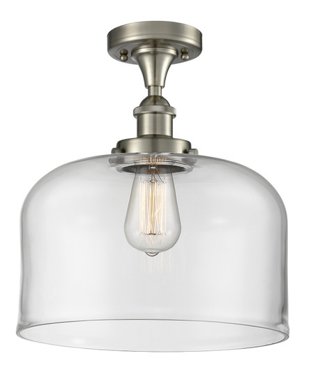 Ballston Urban One Light Semi-Flush Mount in Brushed Satin Nickel (405|916-1C-SN-G72-L)