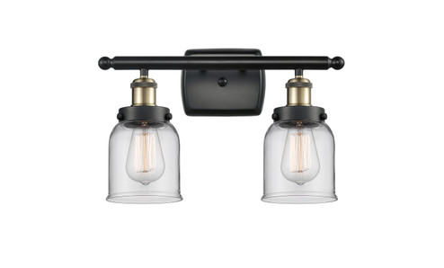 Ballston Urban Two Light Bath Vanity in Black Antique Brass (405|916-2W-BAB-G52)