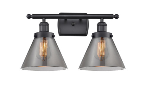 Ballston Urban Two Light Bath Vanity in Matte Black (405|916-2W-BK-G43) Ballston Urban Two Light Bath Vanity in Matte Black (405|916-2W-BK-G43)