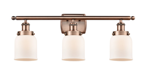 Ballston Urban LED Bath Vanity in Antique Copper (405|916-3W-AC-G51-LED)