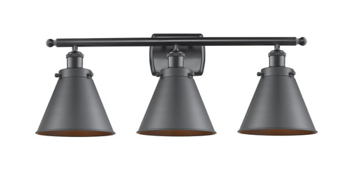 Ballston Urban Three Light Bath Vanity in Matte Black (405|916-3W-BK-M13)