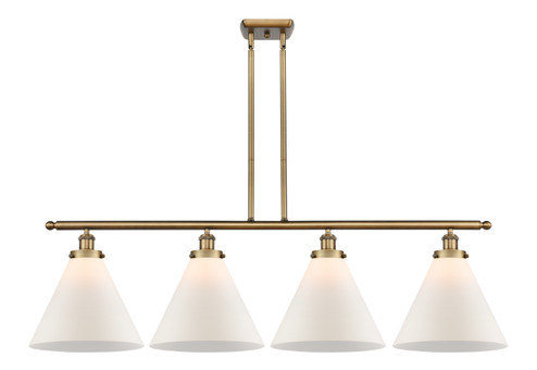 Ballston Urban LED Island Pendant in Brushed Brass (405|916-4I-BB-G41-L-LED)