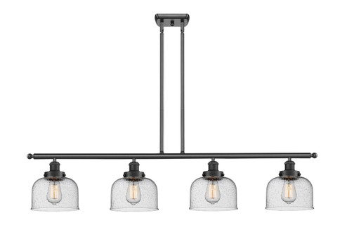 Ballston Urban Four Light Island Pendant in Matte Black (405|916-4I-BK-G74)