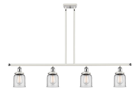 Ballston Urban Four Light Island Pendant in White Polished Chrome (405|916-4I-WPC-G52)