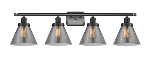 Ballston Urban Four Light Bath Vanity in Matte Black (405|916-4W-BK-G43)