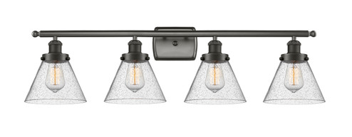 Ballston Urban Four Light Bath Vanity in Oil Rubbed Bronze (405|916-4W-OB-G44)