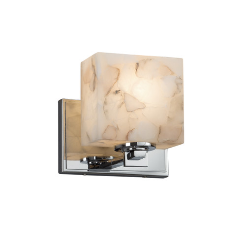 Alabaster Rocks One Light Wall Sconce in Polished Chrome (102|ALR-8447-55-CROM)