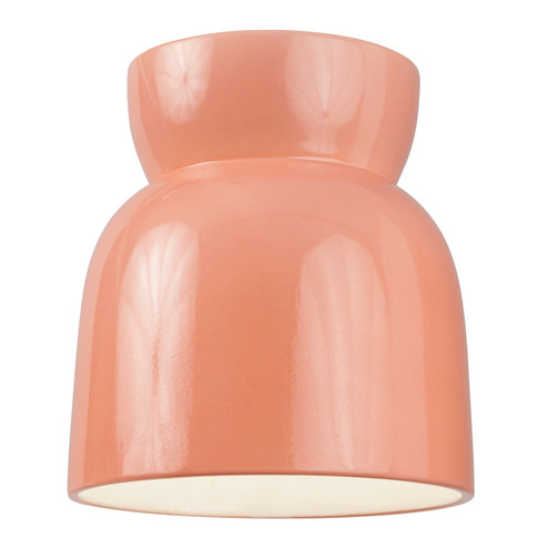 Radiance Collection One Light Flush-Mount in Gloss Blush (102|CER-6190-BSH)