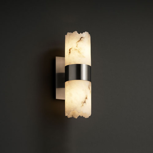 LumenAria Two Light Wall Sconce in Brushed Nickel (102|FAL-8762-10-NCKL)