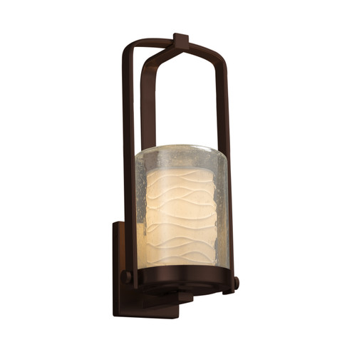 Limoges One Light Outdoor Wall Sconce in Dark Bronze (102|POR-7581W-10-WAVE-DBRZ)