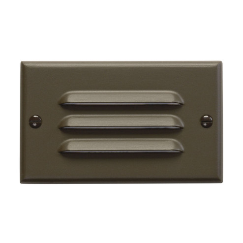 Step And Hall 120V LED Step Light Horiz. Louver in Architectural Bronze (12|12600AZ)