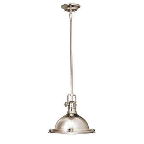 Hatteras Bay One Light Pendant in Polished Nickel (12|2665PN)