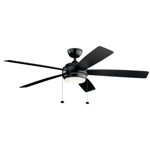 Starkk 60''Ceiling Fan in Satin Black (12|330180SBK)