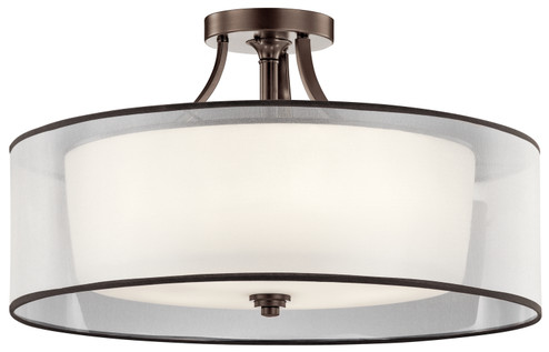 Lacey Five Light Semi Flush Mount in Mission Bronze (12|42399MIZ)