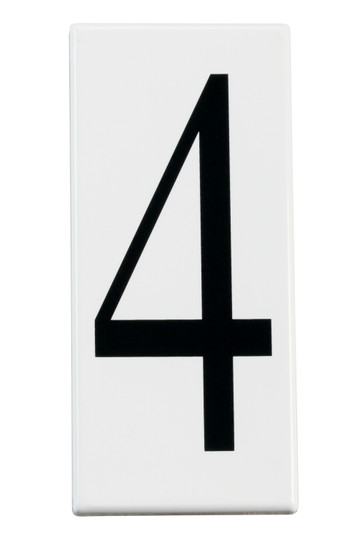 Accessory Number 4 Panel in White Material (Not Painted) (12|4304)