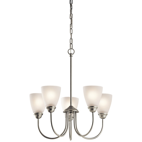 Jolie LED Chandelier in Brushed Nickel (12|43638NIL18)