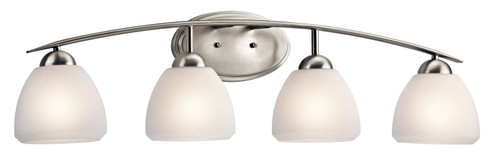 Calleigh Four Light Bath in Brushed Nickel (12|45120NI)