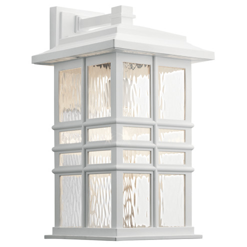 Beacon Square One Light Outdoor Wall Mount in White (12|49831WH)