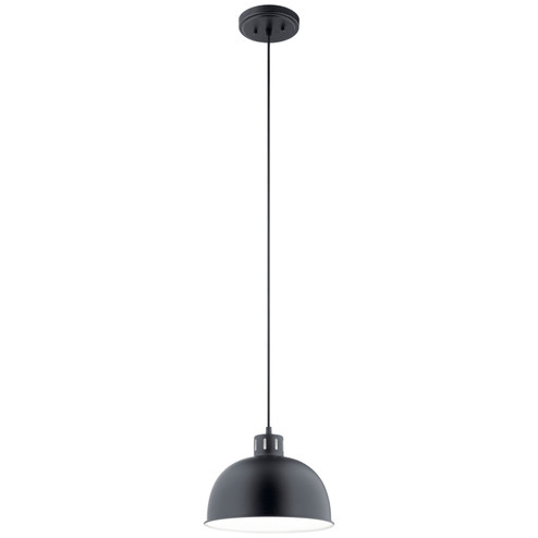 Zailey One Light Pendant in Black (12|52152BK)