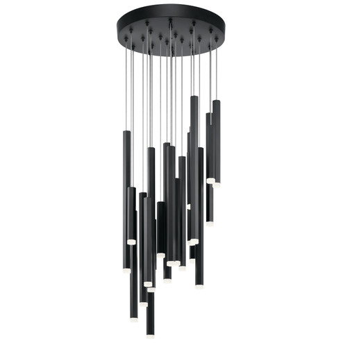 Soho LED Pendant in Black (12|84116)