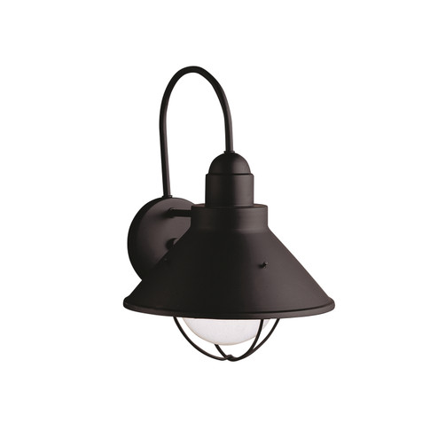 Seaside One Light Outdoor Wall Mount in Black (12|9023BK)