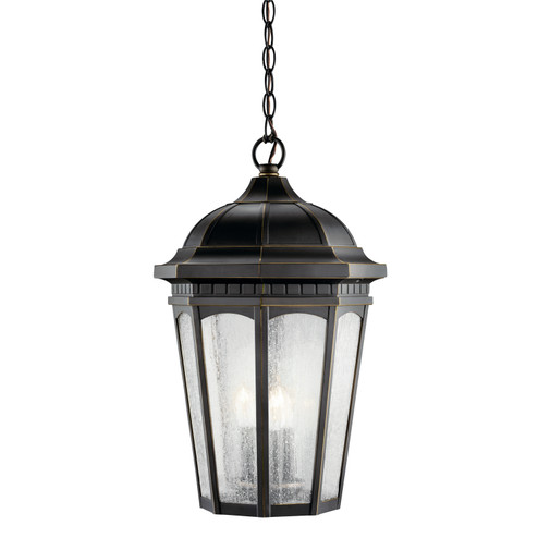 Courtyard Three Light Outdoor Pendant in Rubbed Bronze (12|9539RZ) Courtyard Three Light Outdoor Pendant in Rubbed Bronze (12|9539RZ)