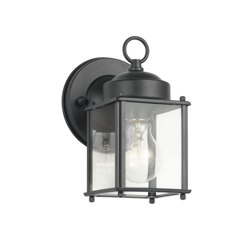 One Light Outdoor Wall Mount in Black (12|9611BK)