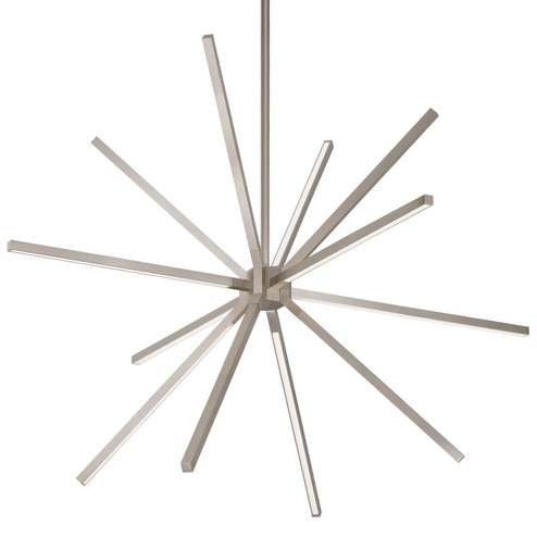 Sirius Minor LED Chandelier in Black|Brushed Gold|Brushed Nickel|White (347|CH14232-BN)
