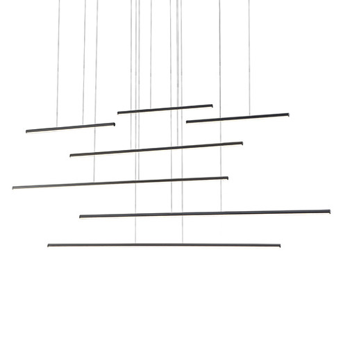 Chute Motion LED Pendant in Black (347|MP14970-BK)