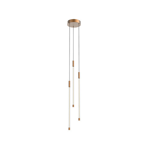 Motif LED Pendant in Brushed Gold (347|MP75221-BG)