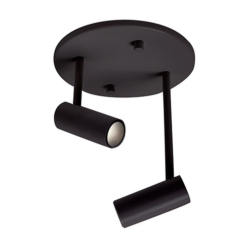 Downey LED Semi-Flush Mount in Black (347|SF15002-BK)
