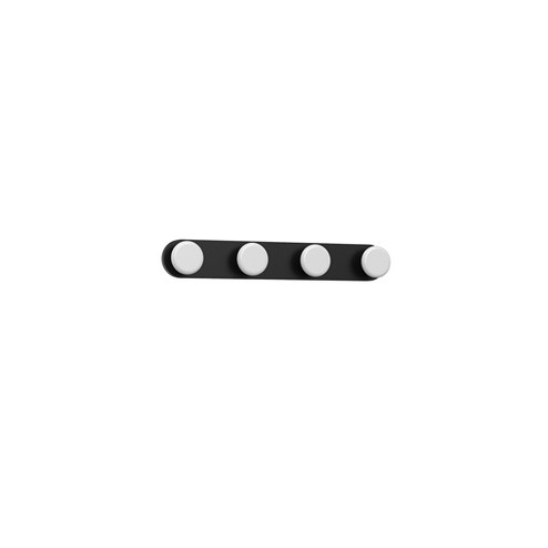 Rezz LED Bathroom Fixture in Black (347|VL63416-BK)