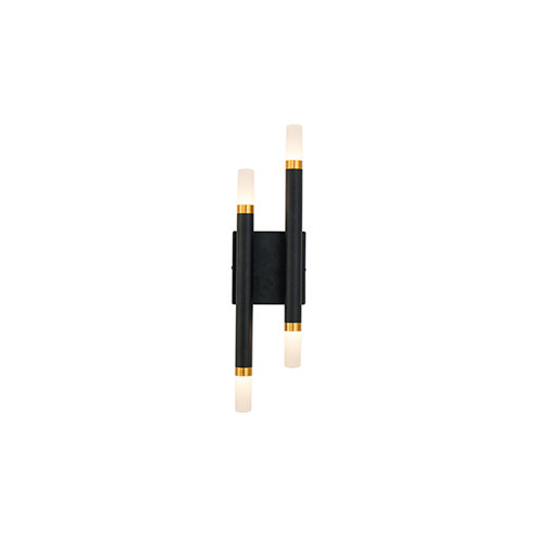 Draven LED Wall Sconce in Black (347|WS19705-BK)
