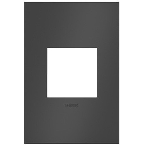 Adorne Wall Plate in Black (246|AWC1G2SBL4) Adorne Wall Plate in Black (246|AWC1G2SBL4)