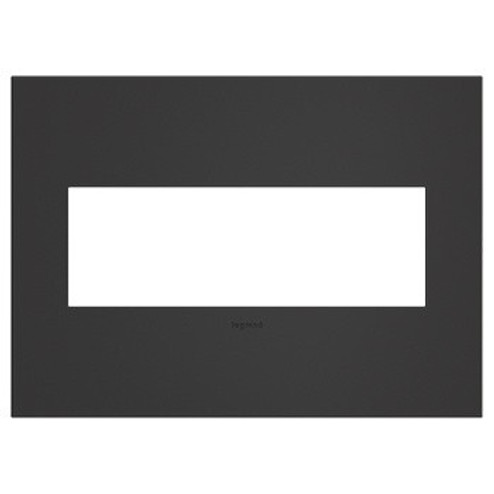 Adorne Wall Plate in Black (246|AWC3GSBL4) Adorne Wall Plate in Black (246|AWC3GSBL4)