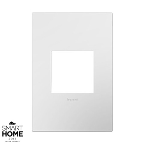 Adorne Gang Wall Plate in White (246|AWP1G2WHW10)