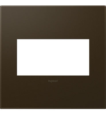 adorne Two-Gang Screwless Wall Plate in Bronze (246|AWP2GBR4)