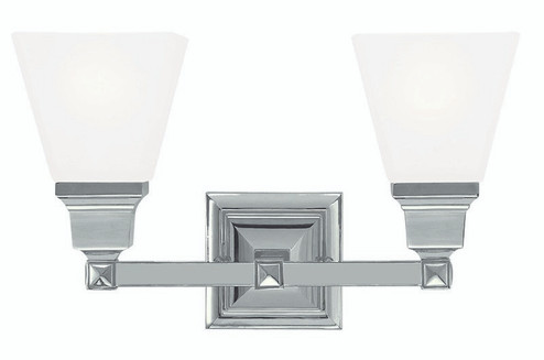Mission Two Light Bath Vanity in Polished Nickel (107|1032-35)