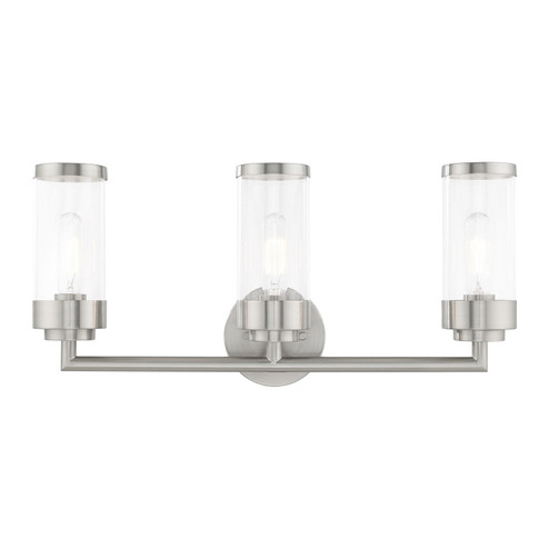 Hillcrest Three Light Bath Vanity in Brushed Nickel (107|10363-91)