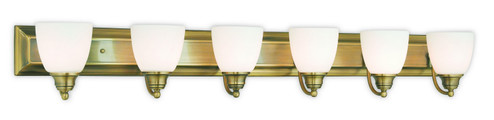 Springfield Six Light Bath Vanity in Antique Brass (107|10506-01)