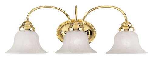 Edgemont Three Light Bath Vanity in Polished Brass (107|1533-02)