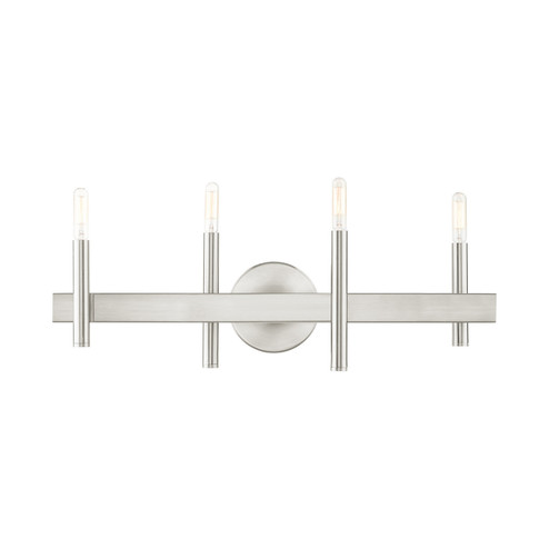 Denmark Four Light Vanity in Brushed Nickel (107|15584-91)