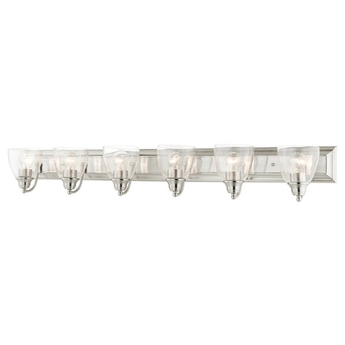 Birmingham Six Light Vanity in Brushed Nickel (107|17076-91)