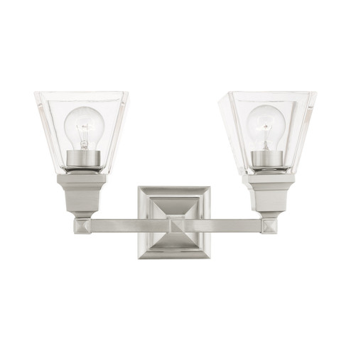 Mission Two Light Vanity in Brushed Nickel (107|17172-91)